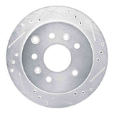 R1 Concepts 1990-1991 Mazda 929 Rear Right Drilled & Slotted Silver Brake Rotor by R1 Concepts 631-80026R