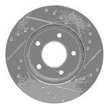 R1 Concepts 1992-2003 Mazda 929 Front Left Drilled & Slotted Silver Brake Rotor by R1 Concepts 631-80027L
