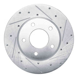 R1 Concepts 1992-2003 Mazda 929 Front Right Drilled & Slotted Silver Brake Rotor by R1 Concepts 631-80027R