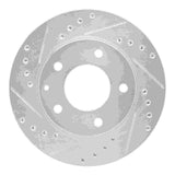 R1 Concepts 1993-2003 Ford Probe Front Left Drilled & Slotted Silver Brake Rotor by R1 Concepts 631-80028L