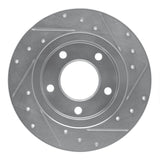R1 Concepts 1993-2003 Ford Probe Rear Left Drilled & Slotted Silver Brake Rotor by R1 Concepts 631-80029L