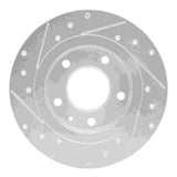 R1 Concepts 1993-2003 Ford Probe Rear Right Drilled & Slotted Silver Brake Rotor by R1 Concepts 631-80029R