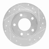 R1 Concepts 1993-2003 Ford Probe Rear Right Drilled & Slotted Silver Brake Rotor by R1 Concepts 631-80029R