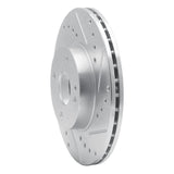 R1 Concepts 1994-2002 Mazda Miata Front Right Drilled & Slotted Silver Brake Rotor by R1 Concepts 631-80030R