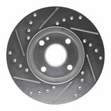 R1 Concepts 1994-2002 Mazda Miata Front Right Drilled & Slotted Silver Brake Rotor by R1 Concepts 631-80030R