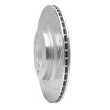 R1 Concepts 1993-1995 Mazda RX-7 Rear Right Drilled & Slotted Silver Brake Rotor by R1 Concepts 631-80032R