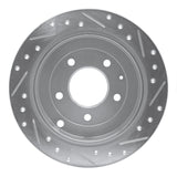 R1 Concepts 1995-2002 Mazda Millenia Rear Left Drilled & Slotted Silver Brake Rotor by R1 Concepts 631-80033L