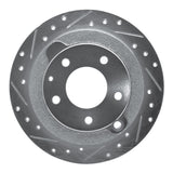 R1 Concepts 1995-2002 Mazda Millenia Rear Left Drilled & Slotted Silver Brake Rotor by R1 Concepts 631-80033L