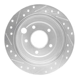R1 Concepts 1995-2002 Mazda Millenia Rear Right Drilled & Slotted Silver Brake Rotor by R1 Concepts 631-80033R