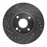 R1 Concepts 1999-2003 Mazda Protege Front Left Drilled & Slotted Silver Brake Rotor by R1 Concepts 631-80034L