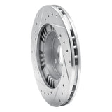 R1 Concepts 1999-2003 Mazda Protege Front Right Drilled & Slotted Silver Brake Rotor by R1 Concepts 631-80034R