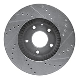 R1 Concepts 2001-2002 Mazda Millenia Front Left Drilled & Slotted Silver Brake Rotor by R1 Concepts 631-80035L
