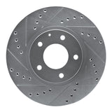 R1 Concepts 2001-2002 Mazda Millenia Front Left Drilled & Slotted Silver Brake Rotor by R1 Concepts 631-80035L