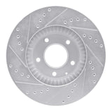 R1 Concepts 2001-2002 Mazda Millenia Front Right Drilled & Slotted Silver Brake Rotor by R1 Concepts 631-80035R