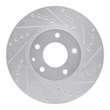 R1 Concepts 2001-2002 Mazda Millenia Front Right Drilled & Slotted Silver Brake Rotor by R1 Concepts 631-80035R