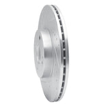 R1 Concepts 2001-2005 Mazda Miata Front Left Drilled & Slotted Silver Brake Rotor by R1 Concepts 631-80036L