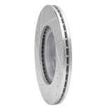 R1 Concepts 2001-2005 Mazda Miata Front Right Drilled & Slotted Silver Brake Rotor by R1 Concepts 631-80036R
