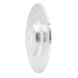 R1 Concepts 2001-2005 Mazda Miata Rear Right Drilled & Slotted Silver Brake Rotor by R1 Concepts 631-80037R