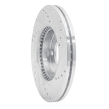 Dynamic Friction 2003-2005 Mazda 6 Front Left Drilled & Slotted Silver Brake Rotor by Dynamic Friction Company 631-80038L