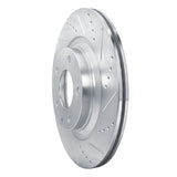 Dynamic Friction 2004-2011 Mazda RX-8 Rear Right Drilled & Slotted Silver Brake Rotor by Dynamic Friction Company 631-80044R