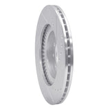 Dynamic Friction 2006-2015 Mazda MX-5 Miata Front Left Drilled & Slotted Silver Brake Rotor by Dynamic Friction Company 631-80047L