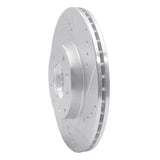 Dynamic Friction 2006-2015 Mazda MX-5 Miata Front Right Drilled & Slotted Silver Brake Rotor by Dynamic Friction Company 631-80047R