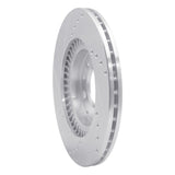 Dynamic Friction 2006-2015 Mazda MX-5 Miata Front Right Drilled & Slotted Silver Brake Rotor by Dynamic Friction Company 631-80047R