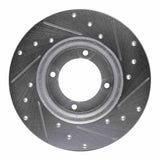 R1 Concepts 1974-1984 Ford Courier (USA/Canada) Front Left Drilled & Slotted Silver Brake Rotor by R1 Concepts 631-80054L