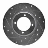 R1 Concepts 1974-1984 Ford Courier (USA/Canada) Front Left Drilled & Slotted Silver Brake Rotor by R1 Concepts 631-80054L