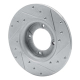 R1 Concepts 1974-1984 Ford Courier (USA/Canada) Front Left Drilled & Slotted Silver Brake Rotor by R1 Concepts 631-80054L