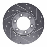 R1 Concepts 1986-1993 Mazda B2600 Front Left Drilled & Slotted Silver Brake Rotor by R1 Concepts 631-80056L