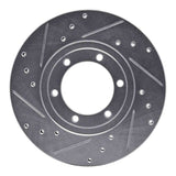 R1 Concepts 1986-1993 Mazda B2600 Front Left Drilled & Slotted Silver Brake Rotor by R1 Concepts 631-80056L