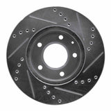 R1 Concepts 1992-1995 Mazda MPV Front Left Drilled & Slotted Silver Brake Rotor by R1 Concepts 631-80060L