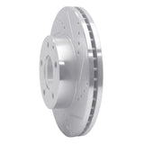 R1 Concepts 1992-1995 Mazda MPV Front Right Drilled & Slotted Silver Brake Rotor by R1 Concepts 631-80060R