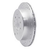 R1 Concepts 1992-2006 Mazda 929 Rear Left Drilled & Slotted Silver Brake Rotor by R1 Concepts 631-80061L