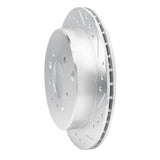 R1 Concepts 1992-2006 Mazda 929 Rear Right Drilled & Slotted Silver Brake Rotor by R1 Concepts 631-80061R