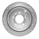 R1 Concepts 1992-2006 Mazda 929 Rear Right Drilled & Slotted Silver Brake Rotor by R1 Concepts 631-80061R
