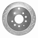 R1 Concepts 1992-2006 Mazda 929 Rear Right Drilled & Slotted Silver Brake Rotor by R1 Concepts 631-80061R