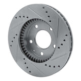 R1 Concepts 1995-2006 Mazda Millenia Front Left Drilled & Slotted Silver Brake Rotor by R1 Concepts 631-80062L