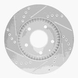 R1 Concepts 1995-2006 Mazda Millenia Front Right Drilled & Slotted Silver Brake Rotor by R1 Concepts 631-80062R