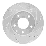 R1 Concepts 1995-2006 Mazda Millenia Front Right Drilled & Slotted Silver Brake Rotor by R1 Concepts 631-80062R