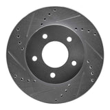 R1 Concepts 1996-1998 Mazda MPV Front Left Drilled & Slotted Silver Brake Rotor by R1 Concepts 631-80063L