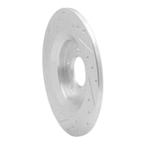 Dynamic Friction 2006-2015 Mazda 5 Rear Right Drilled & Slotted Silver Brake Rotor by Dynamic Friction Company 631-80064R