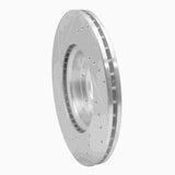 Dynamic Friction 2004-2015 Mazda 5 Front Right Drilled & Slotted Silver Brake Rotor by Dynamic Friction Company 631-80065R