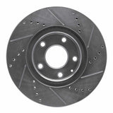 R1 Concepts 13-15 Mazda 6 Front Left Drilled & Slotted Silver Brake Rotor by R1 Concepts RNC-631-80071L