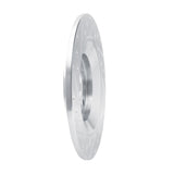 Dynamic Friction 2013-2025 Mazda CX-30 Rear Left Drilled & Slotted Silver Brake Rotor by Dynamic Friction Company 631-80083L