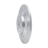 Dynamic Friction 2013-2025 Mazda CX-30 Rear Right Drilled & Slotted Silver Brake Rotor by Dynamic Friction Company 631-80083R