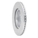 Dynamic Friction 2012-2015 Scion IQ Front Right Drilled & Slotted Silver Brake Rotor by Dynamic Friction Company 631-91001R