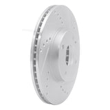 Dynamic Friction 2016-2025 Mazda 2 (Mexico) Front Right Drilled & Slotted Silver Brake Rotor by Dynamic Friction Company 631-91003R