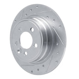 R1 Concepts 2000-2006 Rover 75 (Mexico) Rear Left Drilled & Slotted Silver Brake Rotor by R1 Concepts 631-92002L
